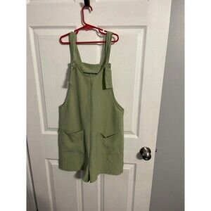 Emery Rose Dual Pocket Overall Romper Size XS